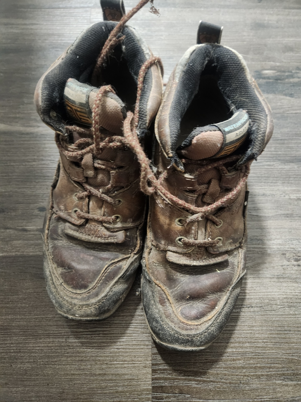 Ariat Brown Lace-Up Work Boots